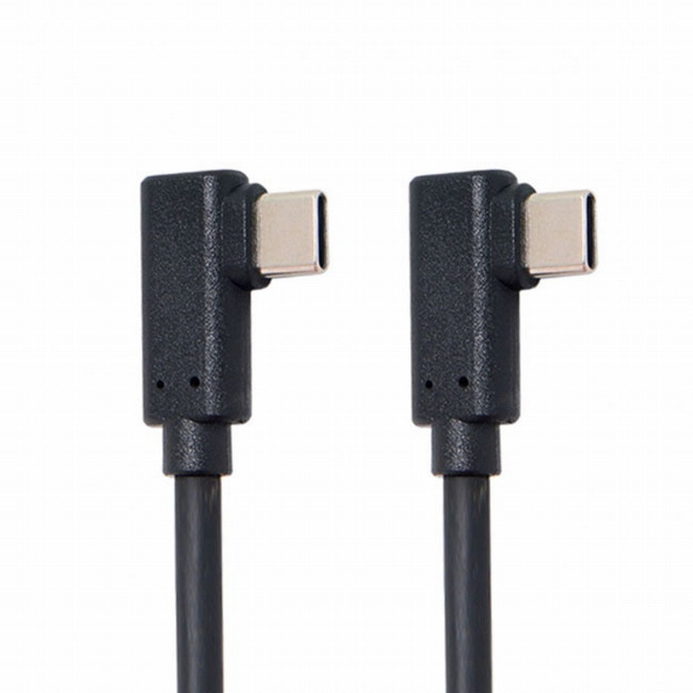 Chenyang USB-C Type-C to Type-C Cable Gen2 10Gbps 65W Dual 90 Degree Left Right Angled Type CC-UC-144-RI