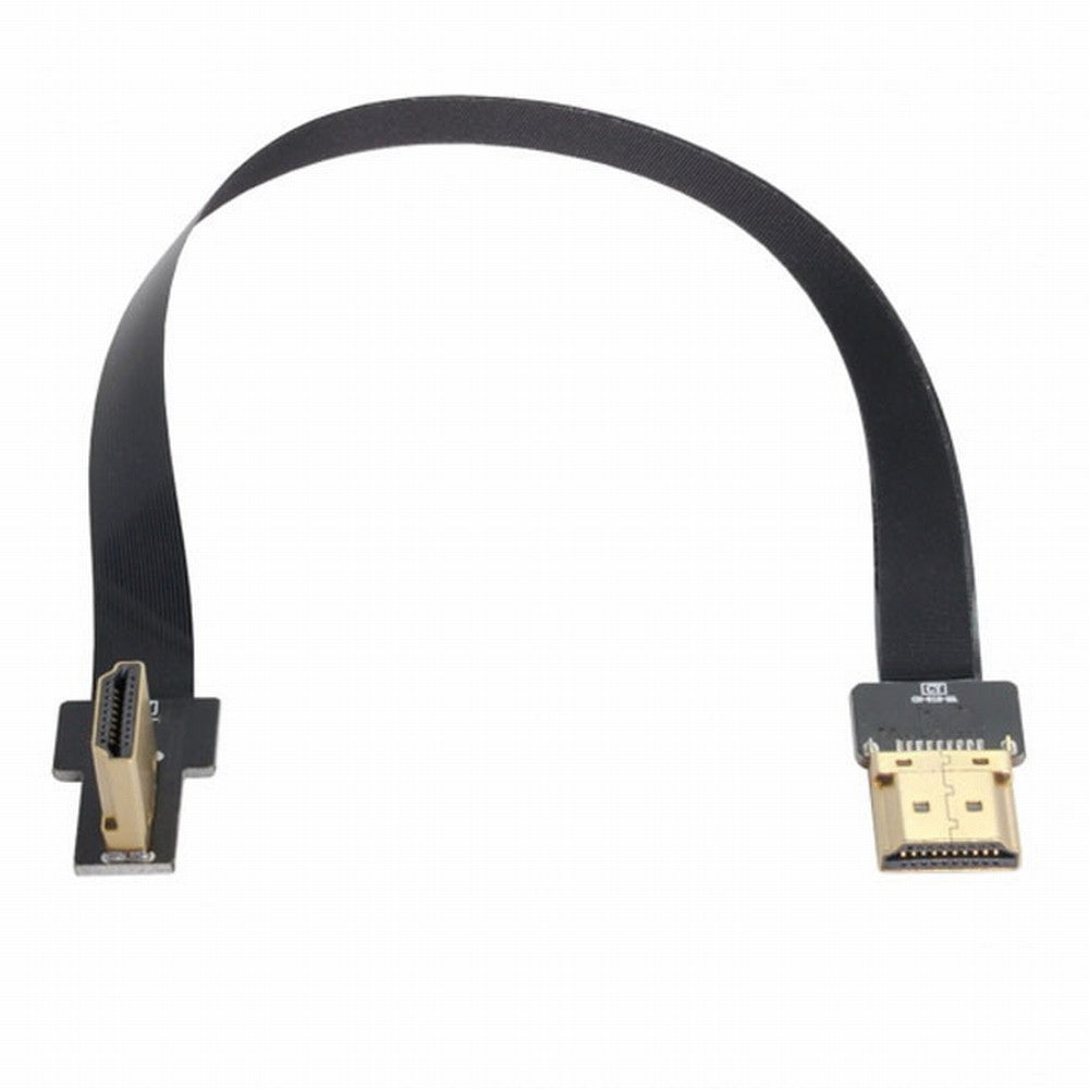 Chenyang CYFPV FPV HDMI Male to Right Angled 90D HDMI Male HDTV FPC Flat Cable for FPV HDTV Multicopter Aerial Photography CC-HD-198-RI