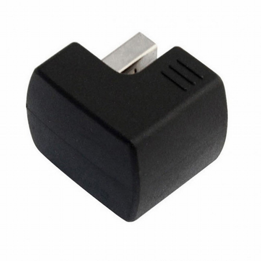 Chenyang Down Angled USB 2.0 Adapter A Male to Female Extension 90 180 360 Degree Black U2-099-DN