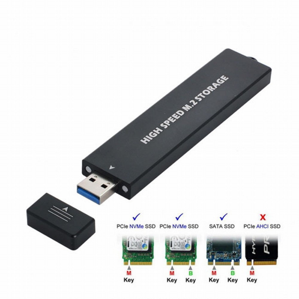 Chenyang USB 3.0 to NVME M-key M.2 NGFF SATA SSD External PCBA Case Conveter Adapter RTL9210B Chipset U3-057-2280MM