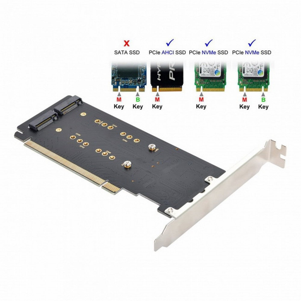 Chenyang 4X NVME M.2 AHCI to PCIE Express 3.0 Gen3 X16 Raid Card VROC Raid0 Hyper Adapter SA-024