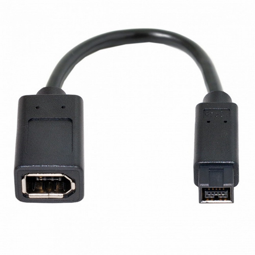 Chenyang IEEE 1394 6Pin Female to 1394b 9Pin Male Firewire 400 to 800 Cable 20cm CA-012