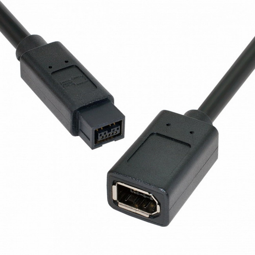 Chenyang IEEE 1394 6Pin Female to 1394b 9Pin Male Firewire 400 to 800 Cable 20cm CA-012