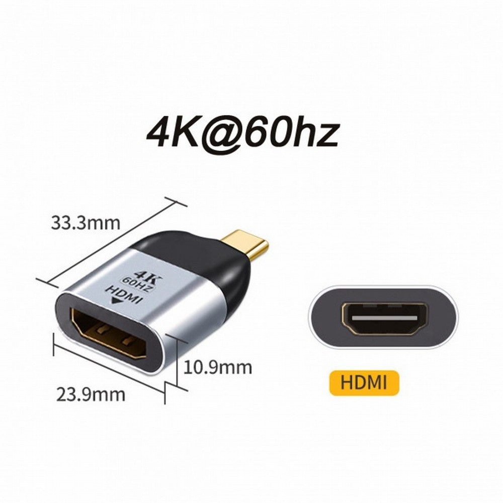 Chenyang USB-C Type C to HDMI Converter HDTV Adapter 4K 60hz 1080p for Tablet Phone Laptop UC-220-HDF