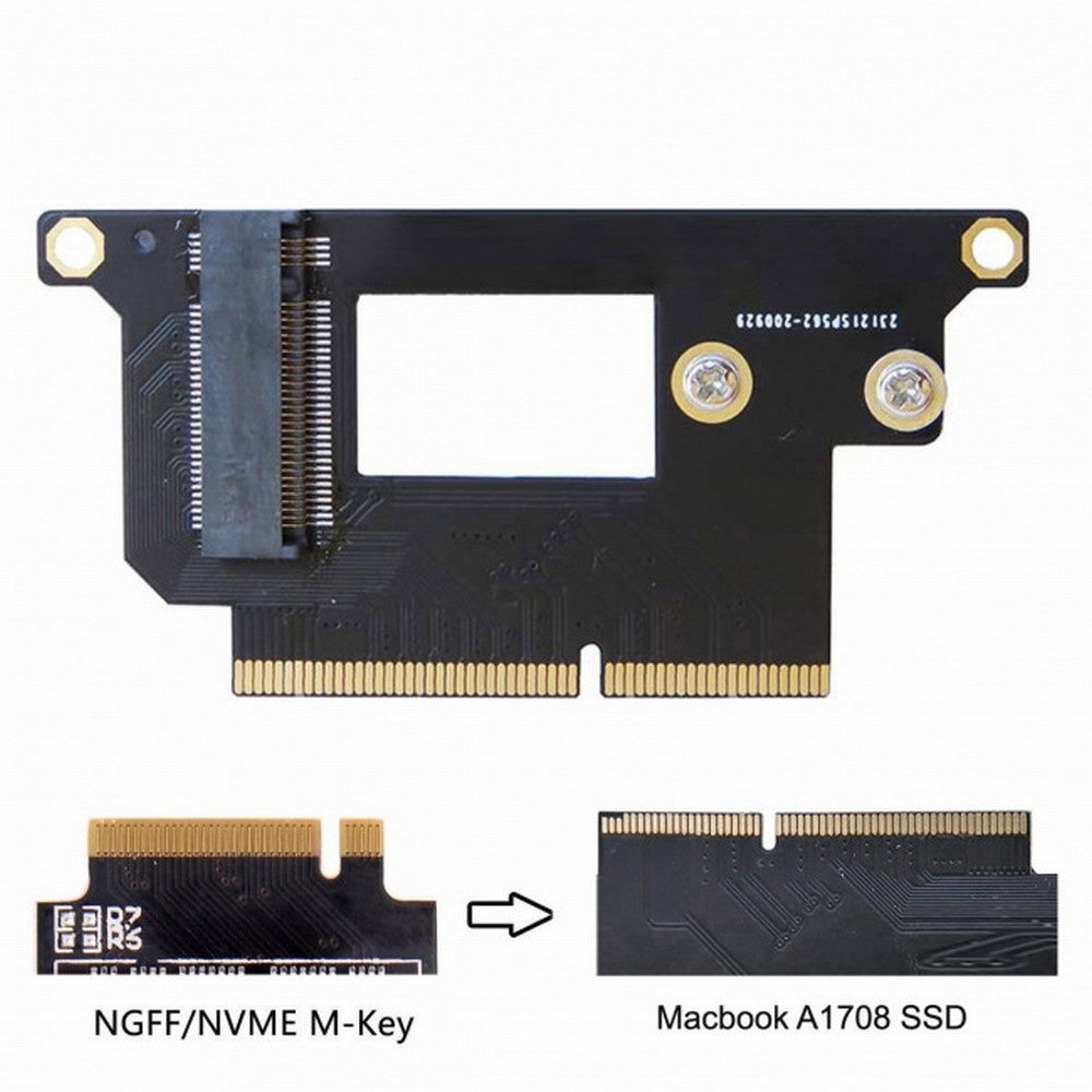 Chenyang M.2 NGFF M-Key NVME SSD Convert Card fit for Macbook Pro 2016 2017 13" A1708 SA-023