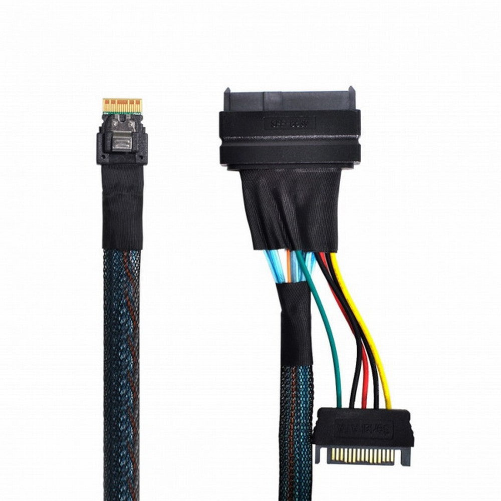 Chenyang U.2 U2 SFF-8639 to Slimline SFF-8654 4i NVME PCIe SSD Cable for Mainboard SSD 750 p3600 p3700 M.2 SF-104