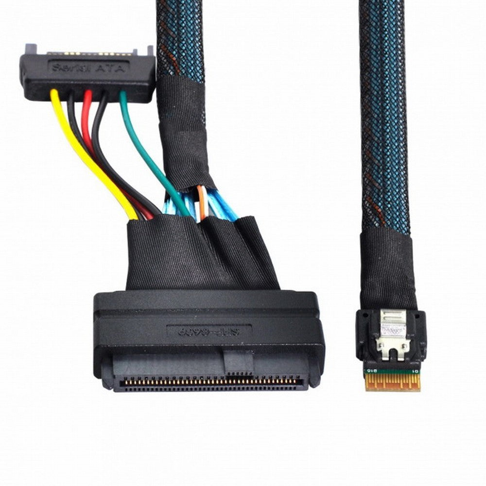 Chenyang U.2 U2 SFF-8639 to Slimline SFF-8654 4i NVME PCIe SSD Cable for Mainboard SSD 750 p3600 p3700 M.2 SF-104