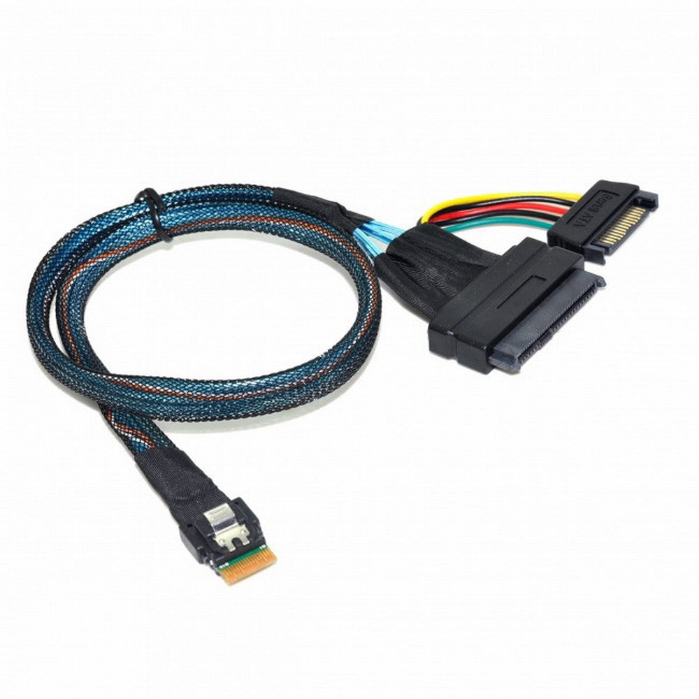 Chenyang U.2 U2 SFF-8639 to Slimline SFF-8654 4i NVME PCIe SSD Cable for Mainboard SSD 750 p3600 p3700 M.2 SF-104