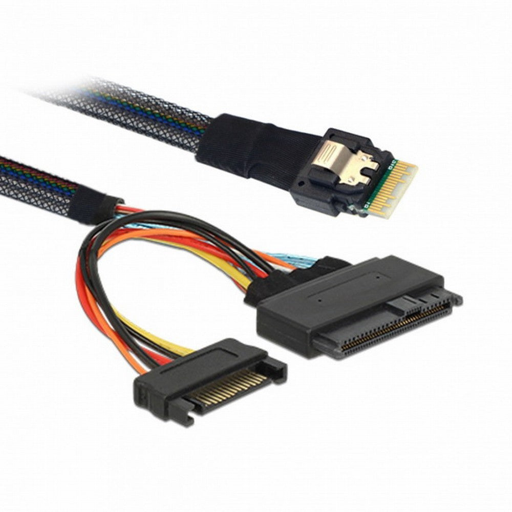 Chenyang U.2 U2 SFF-8639 to Slimline SFF-8654 4i NVME PCIe SSD Cable for Mainboard SSD 750 p3600 p3700 M.2 SF-104