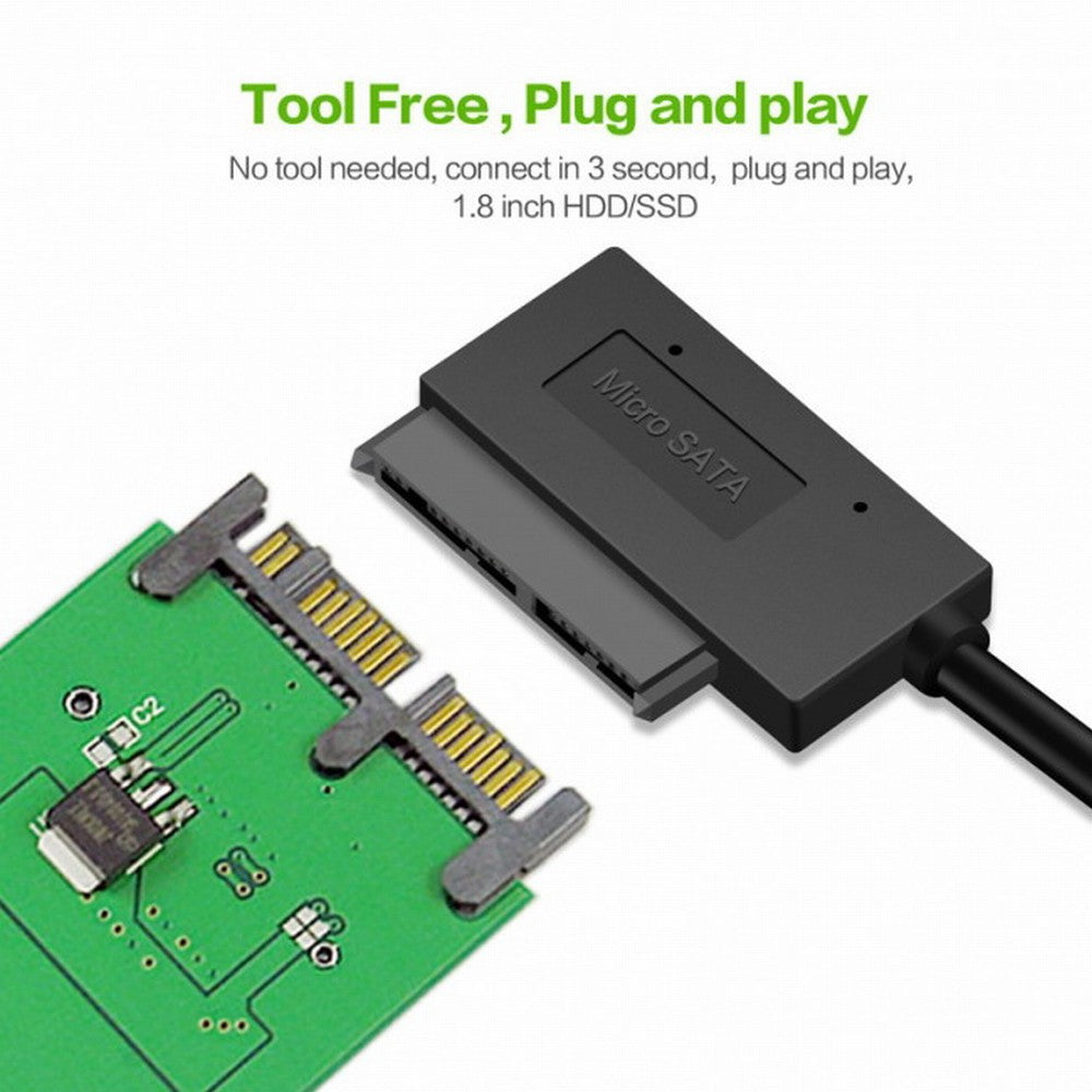 Chenyang USB 3.0 to mSATA 50Pin SSD 1.8" Micro SATA 7+9 16pin Adapter Add on Cards PCBA SA-119+U3-068