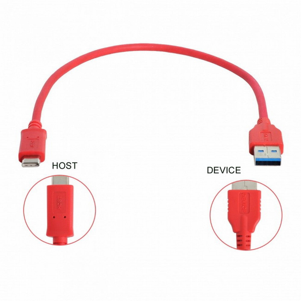 Chenyang USB 3.1 Type C Male USB-C Host to Standard USB3.0-A Male Device OTG Data Cable 30cm for Laptop Phone CC-UC-160