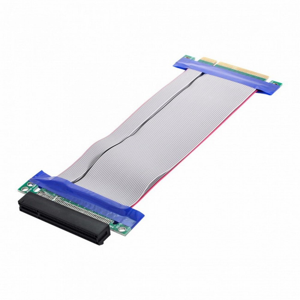 Chenyang PCI-E Express 8X to 8x Male to Female Slot Riser Extender Card Ribbon Flexible Cable 20cm EP-008