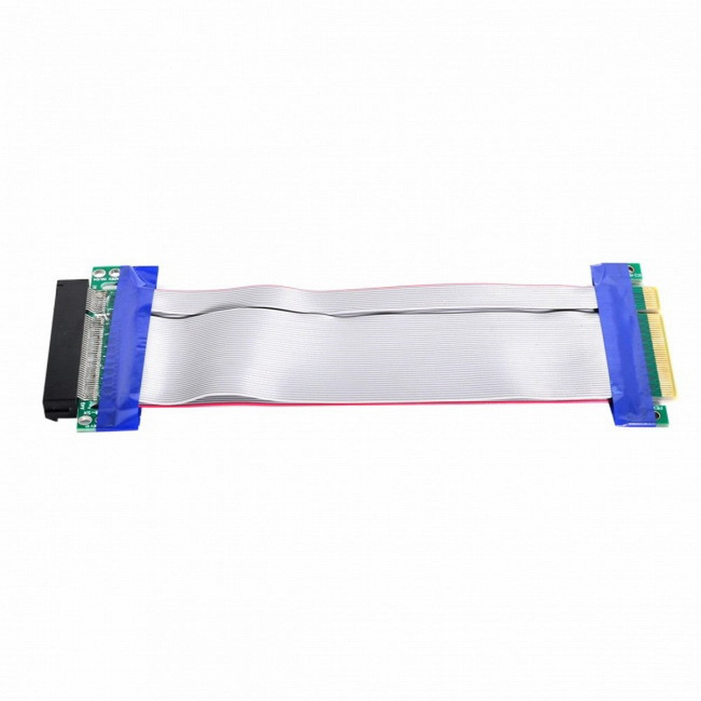 Chenyang PCI-E Express 8X to 8x Male to Female Slot Riser Extender Card Ribbon Flexible Cable 20cm EP-008