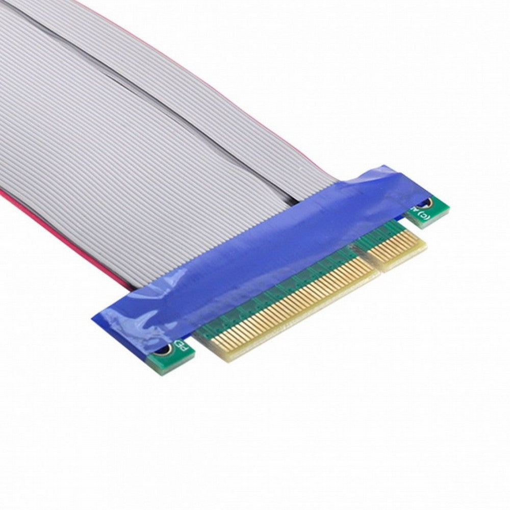 Chenyang PCI-E Express 8X to 8x Male to Female Slot Riser Extender Card Ribbon Flexible Cable 20cm EP-008