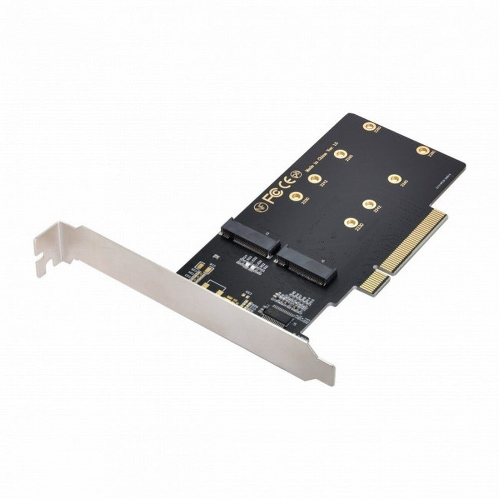 Chenyang Dual 2X NVME M.2 AHCI to PCIE Express 3.0 Gen3 X8 X16 Raid Card VROC Raid0 Hyper Adapter SA-012-OD