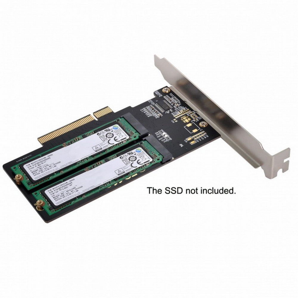 Chenyang Dual 2X NVME M.2 AHCI to PCIE Express 3.0 Gen3 X8 X16 Raid Card VROC Raid0 Hyper Adapter SA-012-OD