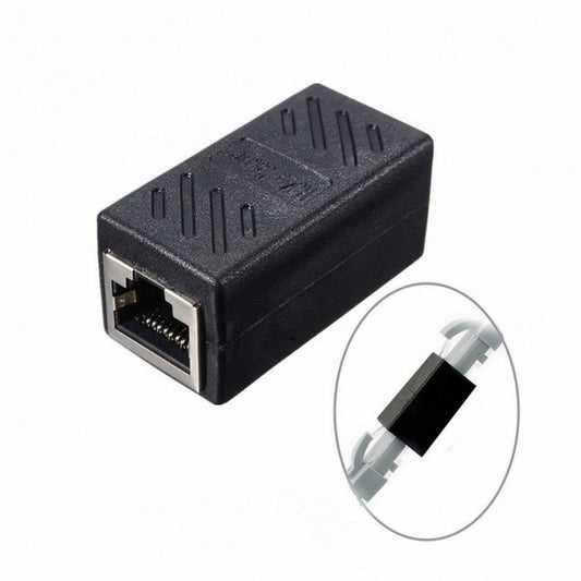 Chenyang CAT6 RJ45 Female to Female Lan Connector Ethernet Network Cable Extension Adapter With Shield CA-028