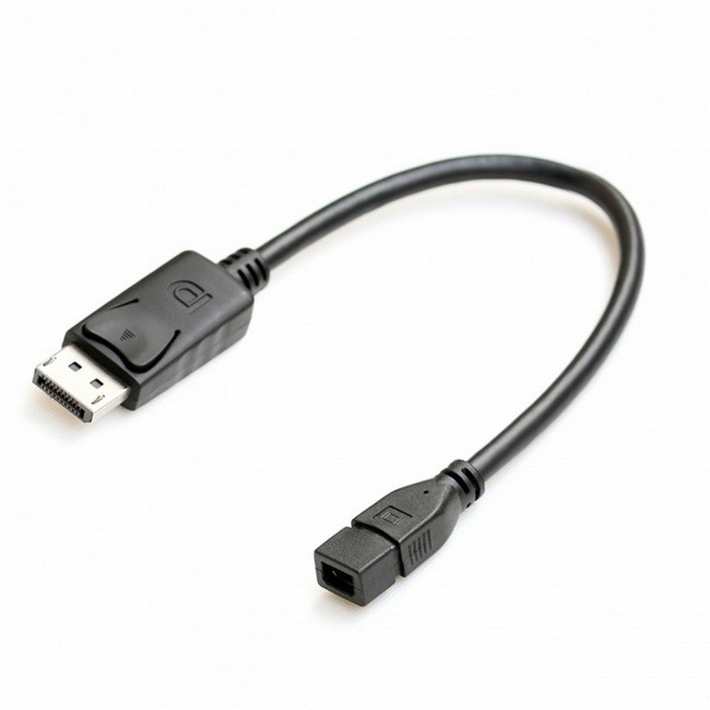 Chenyang DP DisplayPort Male to Mini DP DisplayPort Female Cable 20cm for Displays HDTV Monitor DP-048-BK