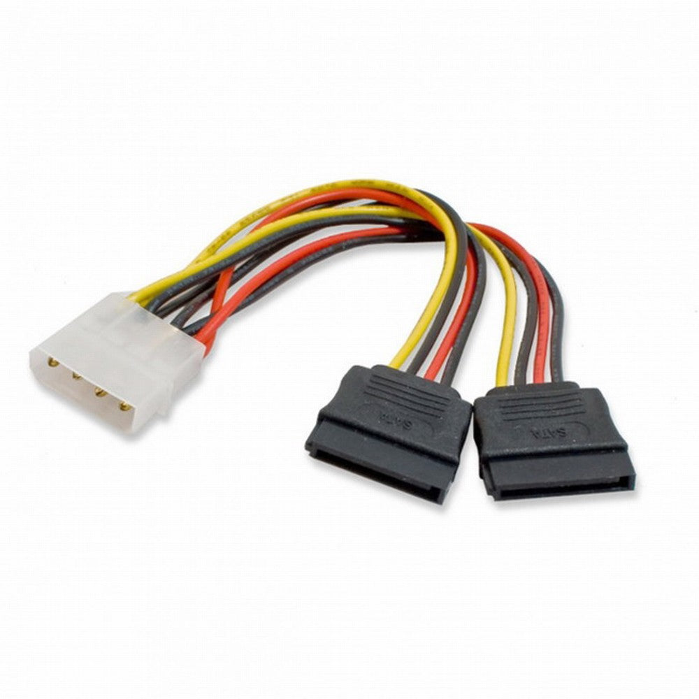 Chenyang IDE to Dual SATA II 15pin Y Splitter 10cm Hard Disk Power Supply Extension Cable SA-056