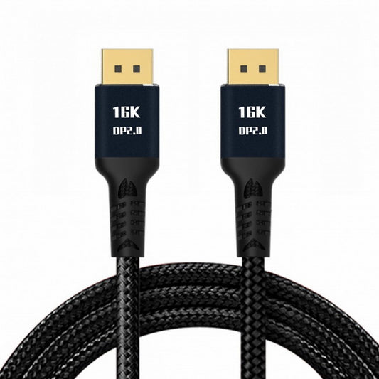 Chenyang DisplayPort 2.0 DP to DP Cable 16K 60hz Cable 2m Ultra-HD UHD DP 1.4 8K 120hz for PC Laptop TV DP-003-2.0M