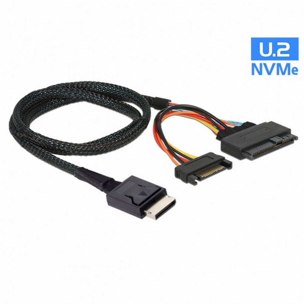 Chenyang Oculink SFF-8611 to U.2 U.3 SFF-8639 NVME PCIe PCI-Express SSD Cable for Mainboard SSD SF-017