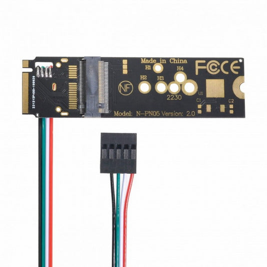 Chenyang Wireless NGFF A/E-Key WiFi Card to M.2 NGFF Key-M NVME SSD Adapter for AX200 Wifi 6 Bluetooth 5.1 EP-002