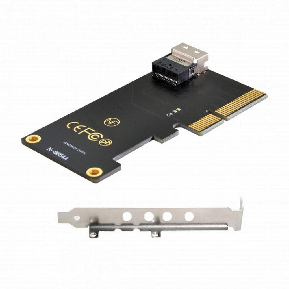 Chenyang PCI-E 4X to U.2 U2 Kit SFF-8639 to SFF-8654 Slimline SAS NVME PCIe SSD Adapter for Mainboard SF-025