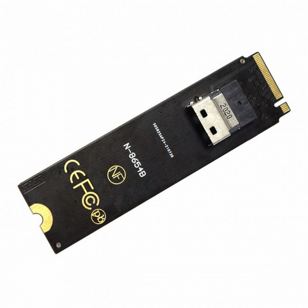 Chenyang NGFF M-Key NVME to U.2 U2 Kit SFF-8639 to SFF-8654 Slimline SAS PCIe SSD Adapter for Mainboard SF-013