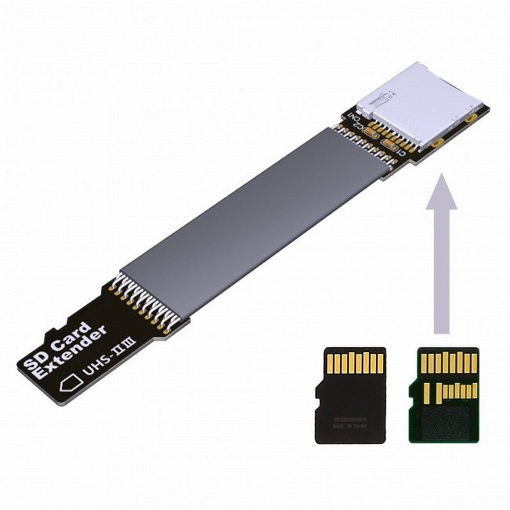 Chenyang TF Micro SD Male Extender to TF Card Female Extension Cable Adapter Flexible SD/SDHC/SDXC UHS-III UHS-3 EP-012-B33SF