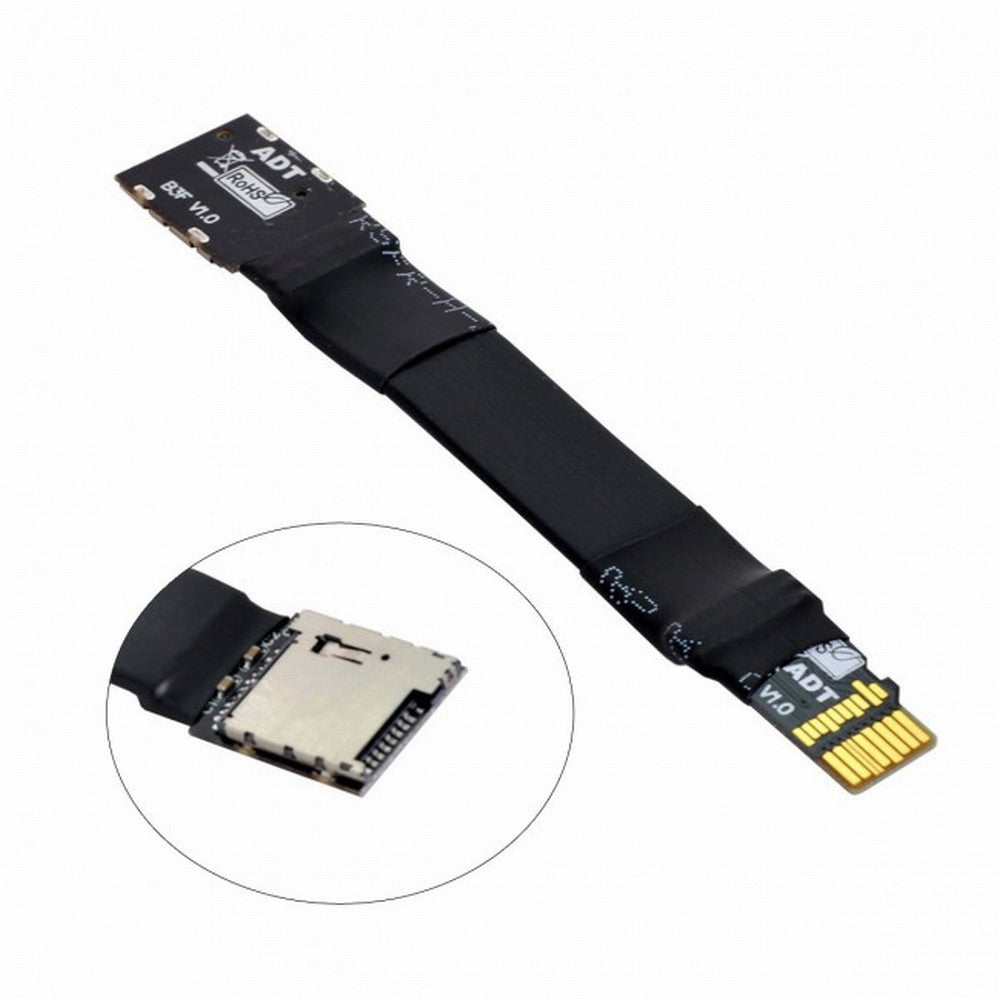 Chenyang TF Micro SD Male Extender to TF Card Female Extension Cable Adapter Flexible SD/SDHC/SDXC UHS-III UHS-3 EP-012-B33SF