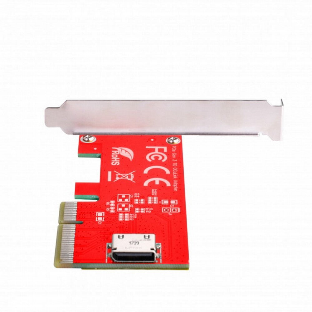 Chenyang PCI-E 3.0 Express 4.0 x4 to Oculink Internal SFF-8612 SFF-8611 Host Adapter for PCIe SSD with Bracket SF-022