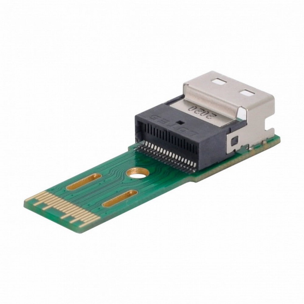 Chenyang PCI-E Slimline SAS 4.0 SFF-8654 4i 38pin to SFF-8654 38pin Male to Female Extender Adapter Test Tools SF-003