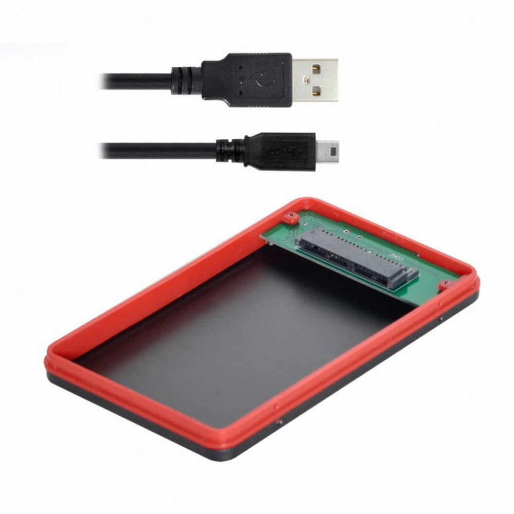 Chenyang USB2.0 480Mbps to 1.8 inch Micro SATA 16pin 7+9 SSD HDD External Hard Disk Enclosure U2-120