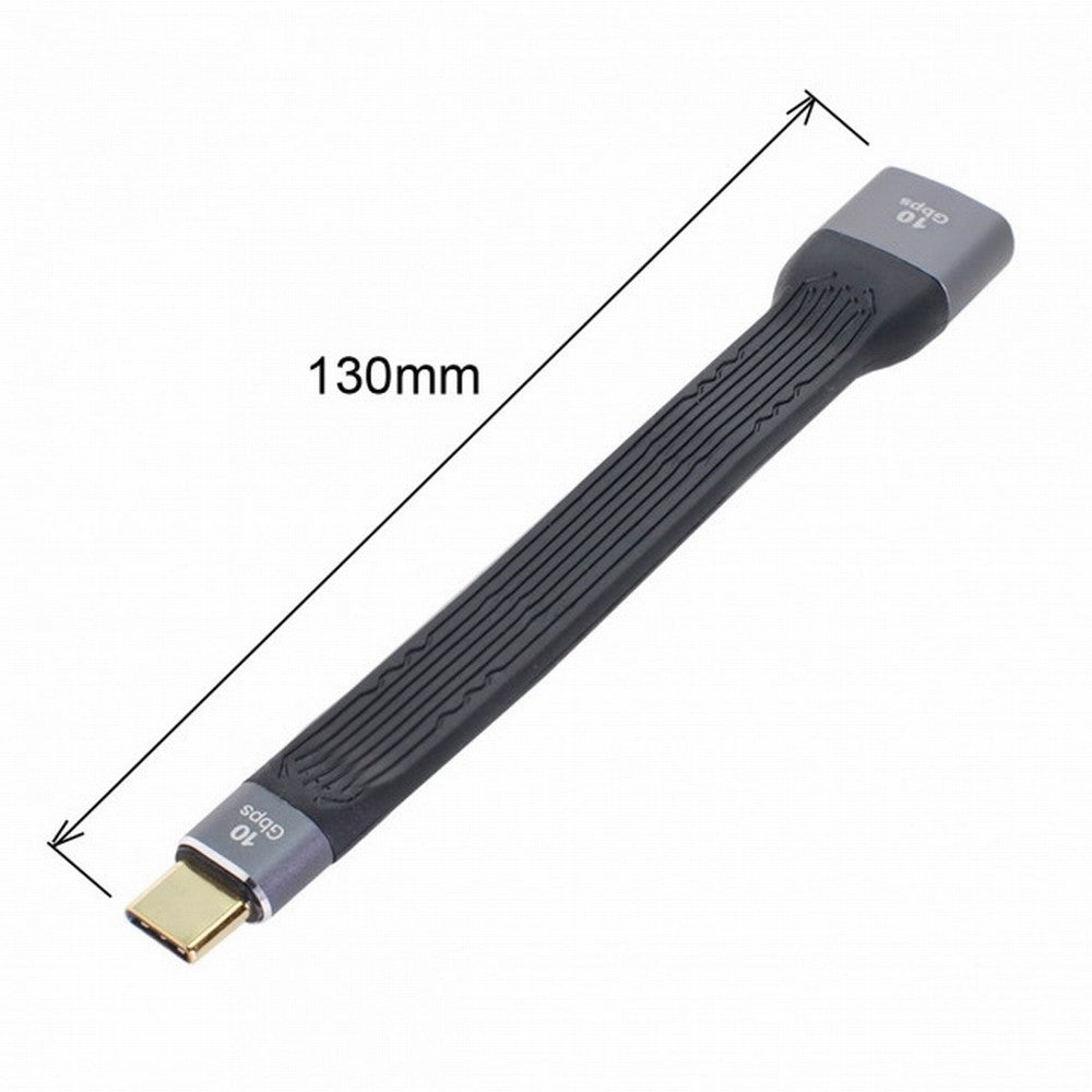 Chenyang USB 3.1 Type C Male Host to USB3.0 Type A Female OTG Flat Slim FPC Data Cable 13cm for Laptop Phone UC-063-0.13M