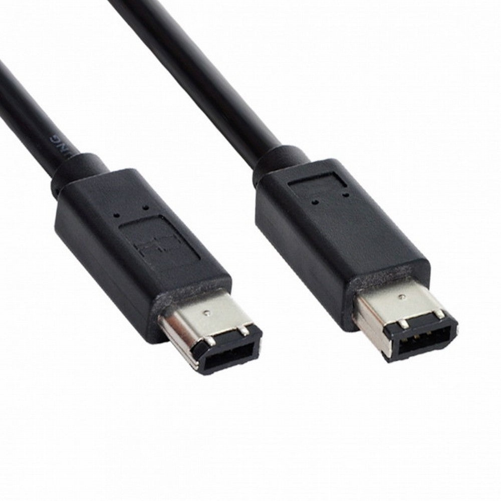 Chenyang 6 Pin to 6Pin FireWire 400 to FireWire 400 6-6 ilink Cable IEEE 1394 1.8m Black CA-017