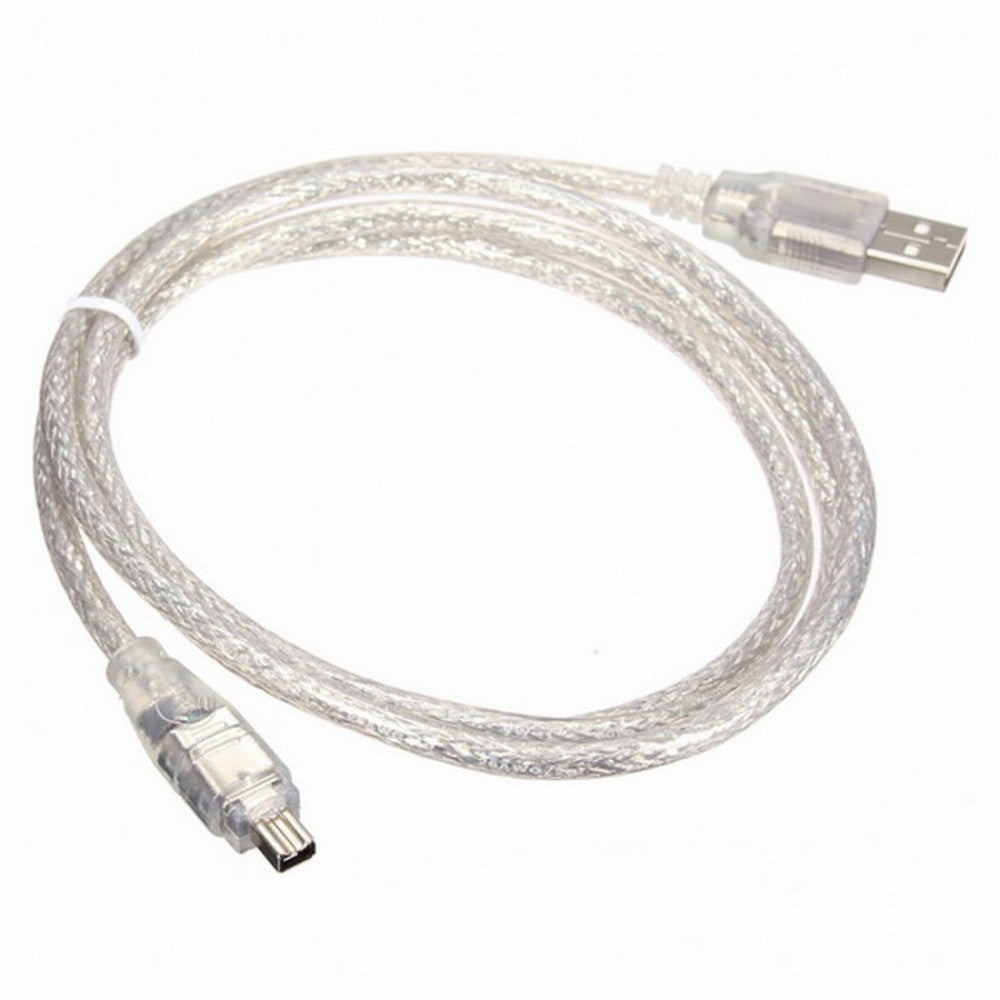 Chenyang USB Male to Firewire IEEE 1394 4 Pin Male iLink Adapter Cord Cable for SONY DCR-TRV75E DV CA-037