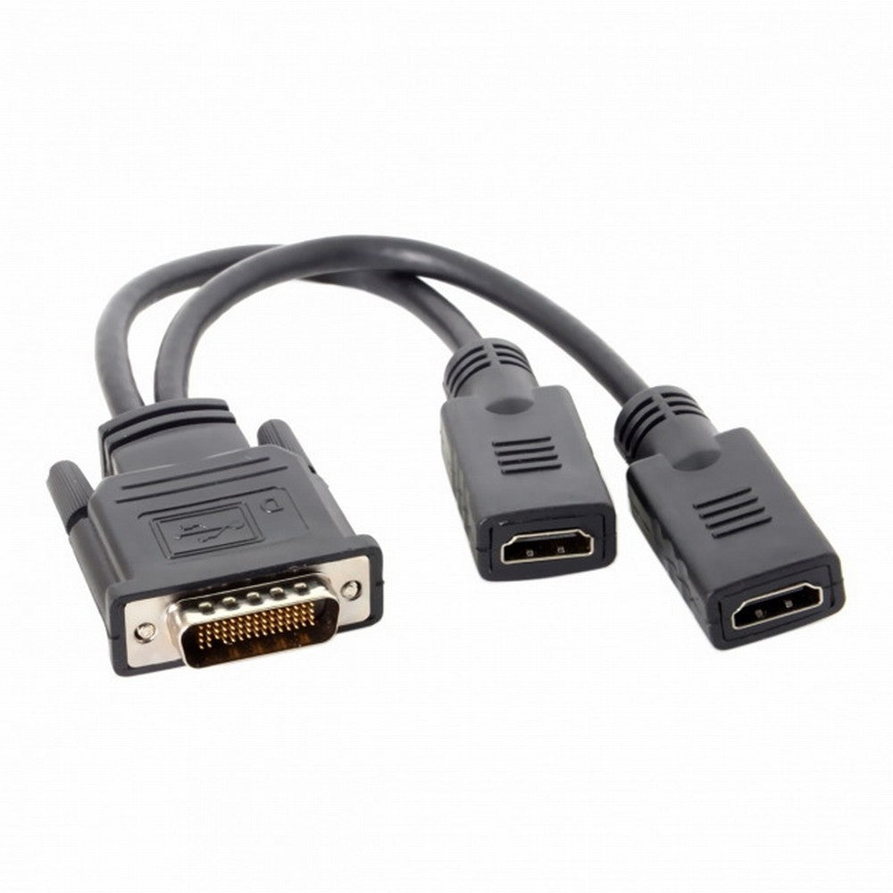 Chenyang DMS-59Pin Male to Dual HDMI 1.4 HDTV Female Splitter Extension Cable for PC Graphics Card DB-028