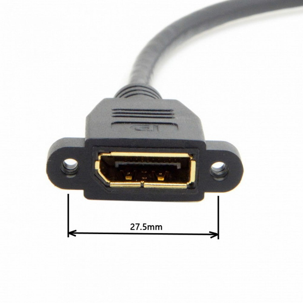 Chenyang DisplayPort Display Port Male to Female 90 Degree Up Angled Extension Cable DP-015-UP