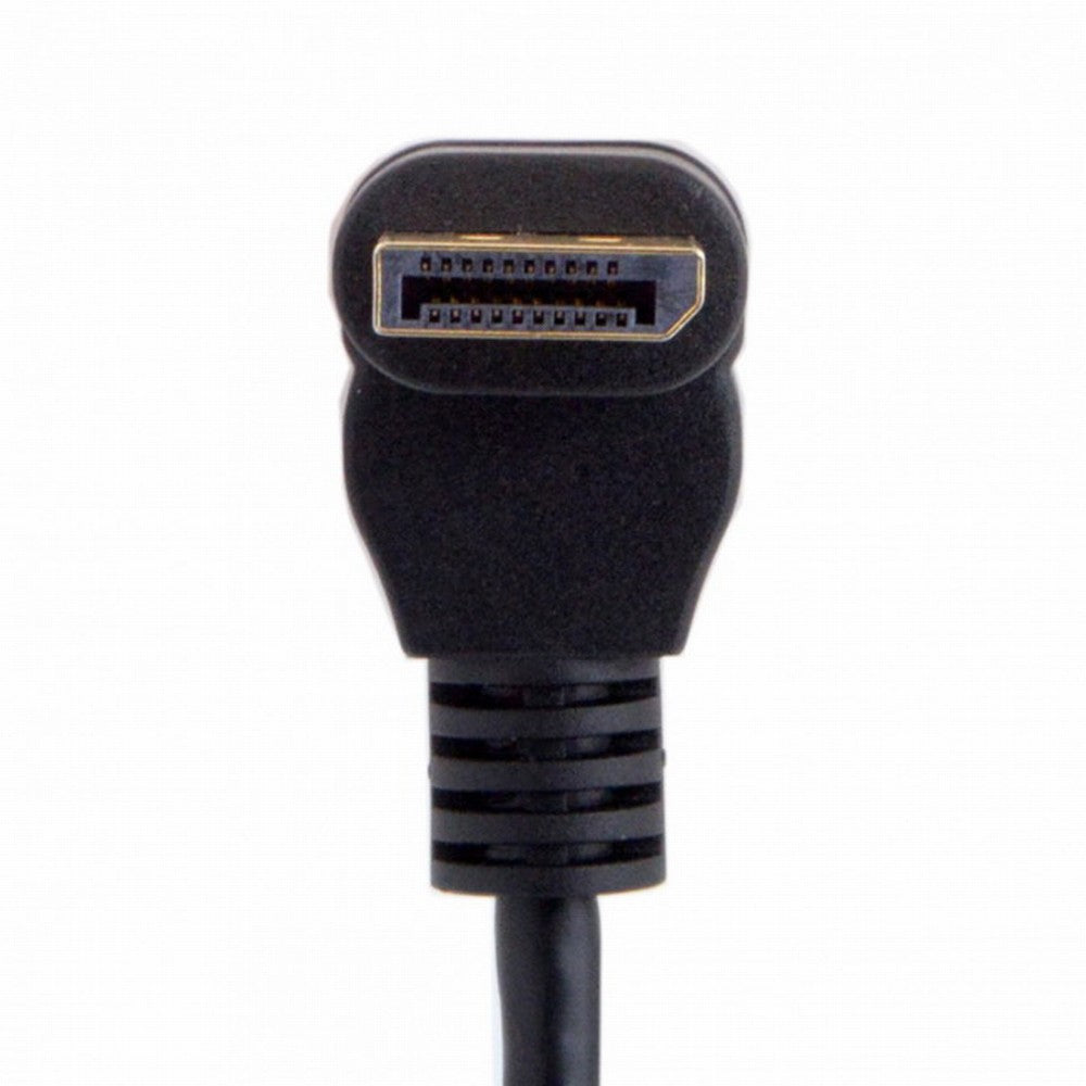 Chenyang DisplayPort Display Port Male to Female 90 Degree Down Angled Extension Cable DP-015-DN