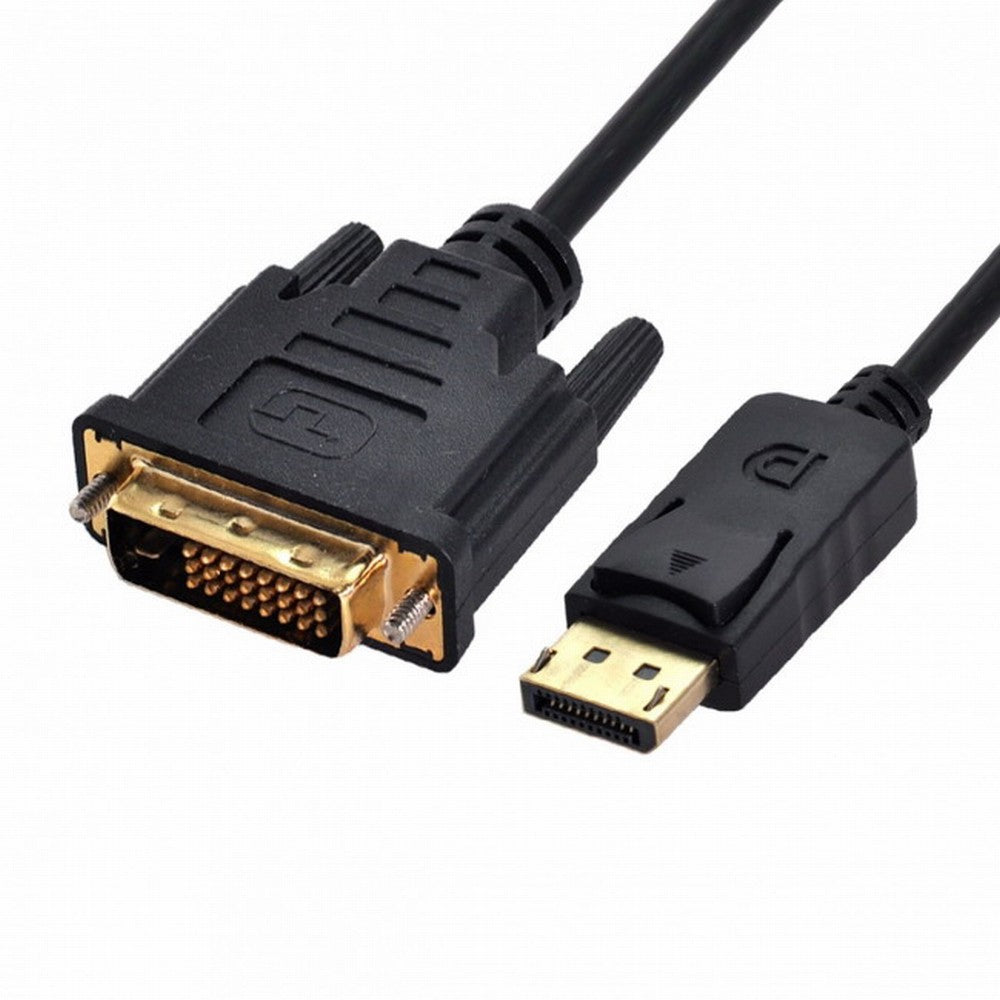 Chenyang DisplayPort DP Male Source to DVI Male Single Link Video Cable 6ft 1.8m for DVI monitor DP-029