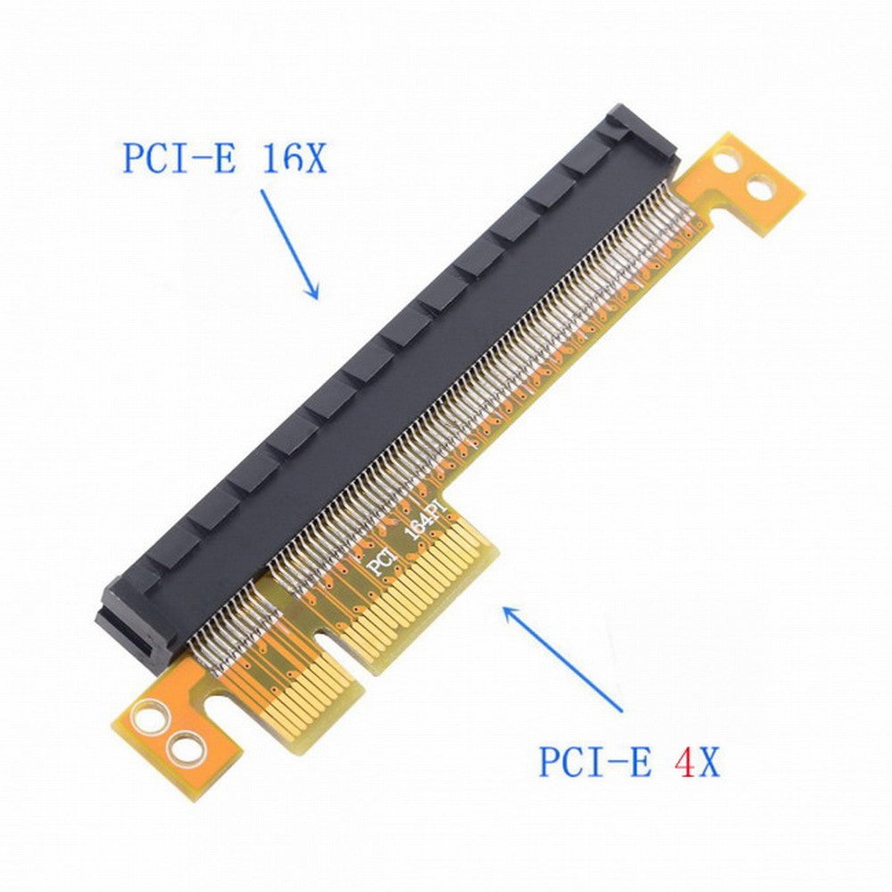 Chenyang PCI-E Express 4x to PCIE 16x Extender Converter Riser Card Adapter Male to Female EP-003