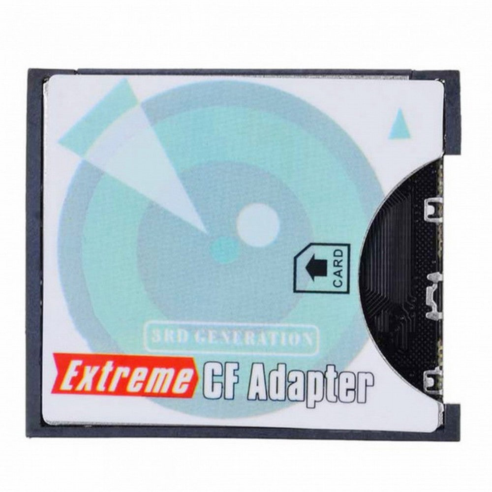 Chenyang Camera SD SDHC SDXC to High-Speed Extreme Compact Flash CF Type I Memory Card Adapter EP-025