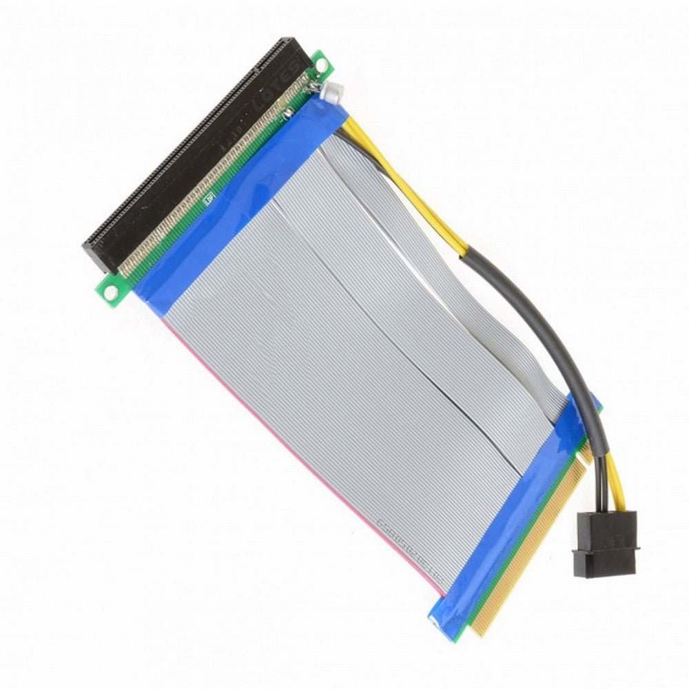 Chenyang PCI-E Express 16X to 16x Riser Extender Card with Molex IDE Power Ribbon Cable 20cm EP-074