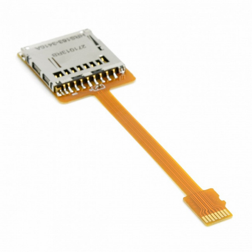 Chenyang Micro SD TF Memory Card Kit Male to SD Female Extension Soft Flat FPC Cable Extender 10cm EP-076