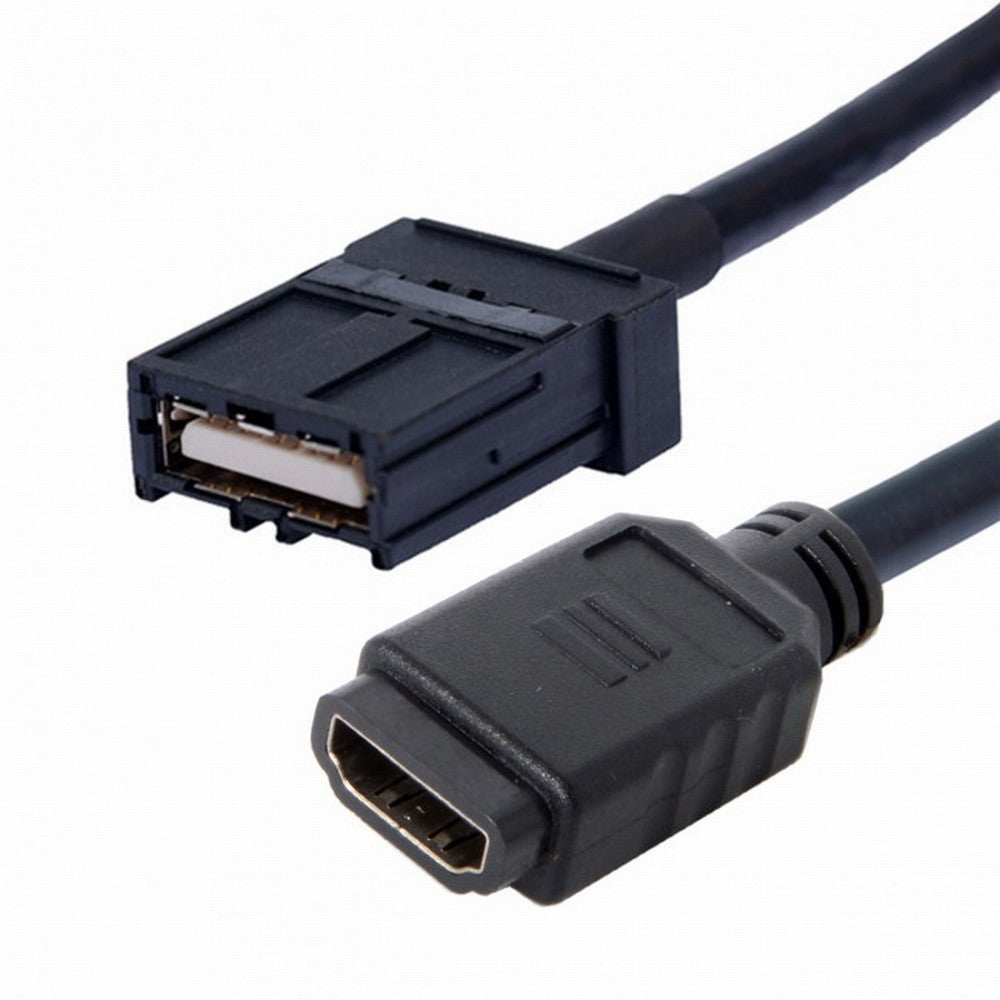 Chenyang High Speed HDMI 1.4 Type E Male to Type A Female Video Audio Cable 0.3m Automotive Connection System Grade Connector HD-102