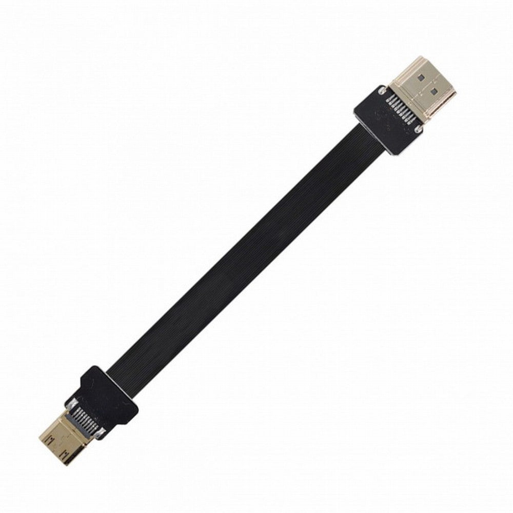 Chenyang CYFPV Mini HDMI Male to HDMI Male FPC Flat Cable 1080P for FPV HDTV Multicopter Aerial Photography CC-HD-190-BK