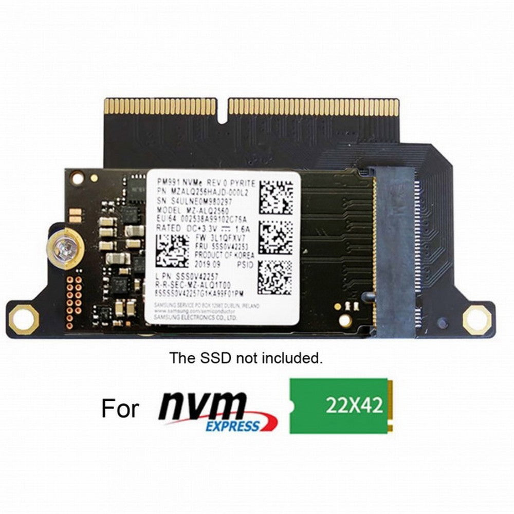 Chenyang M.2 NGFF M-Key NVME SSD Convert Card fit for Macbook Pro 2016 2017 13" A1708 SA-023