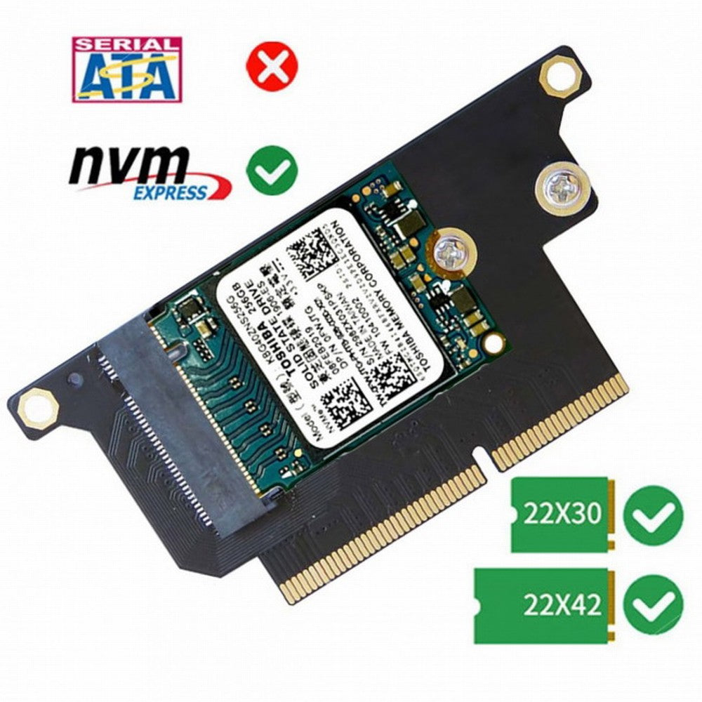 Chenyang M.2 NGFF M-Key NVME SSD Convert Card fit for Macbook Pro 2016 2017 13" A1708 SA-023