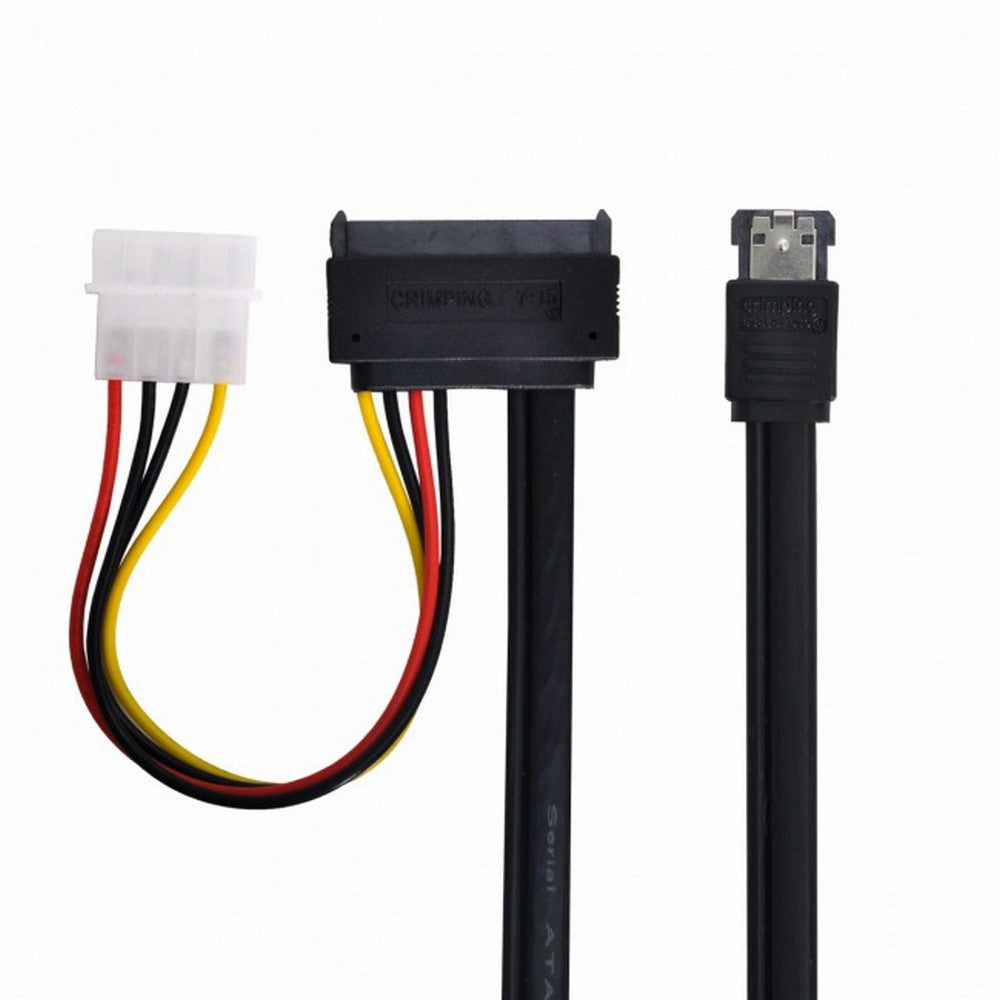 Chenyang 50cm eSATAp Power ESATA Combo to SATA 22pin IDE 4pin 5V 12V for 3.5" 2.5" Hard Disk Data Cable SA-087