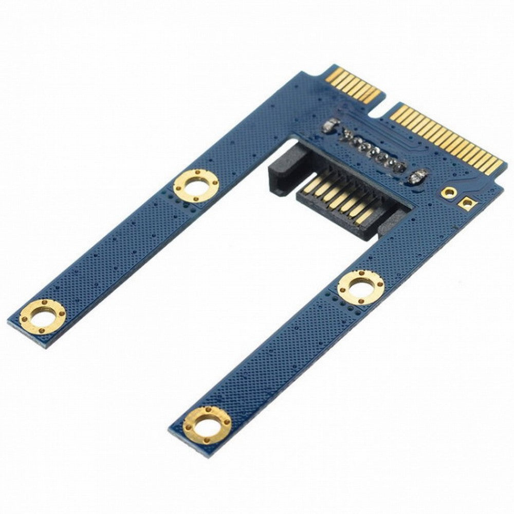 Chenyang 50mm Mini PCI-E mSATA SSD to Flat SATA 7pin Hard Disk Drive PCBA Extension Adapter SA-090